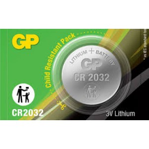 БАТАРЕЙКА GP LITHIUM CR2032 - (1ШТ)